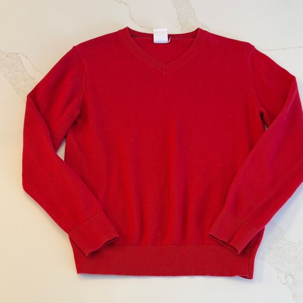 GAP V-Neck Red Boys Sweater